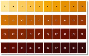 SRM Colour Chart