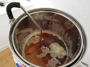 Recirculating during mash